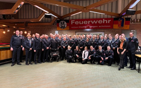 FW Hamminkeln: Jahreshauptversammlung der Freiwilligen Feuerwehr Hamminkeln - Foto: presseportal.de