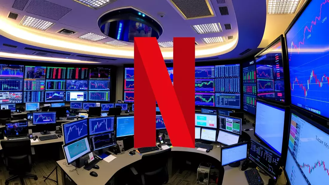 La apuesta multimillonaria de Netflix frena el ímpetu de sus acciones - Bild: über boerse-global.de