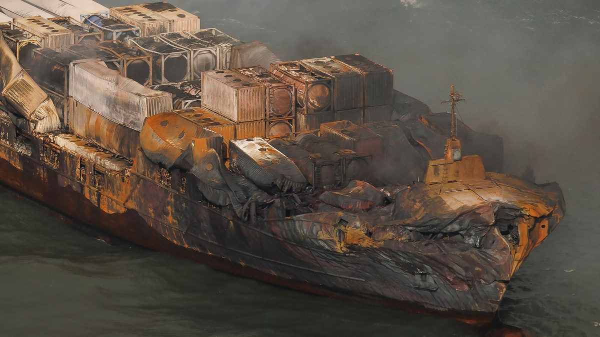 Fast ein Jahr nach der Kollision zweier Schiffe vor Englands Nordseeküste ist der Kapitän des Frachters «Solong» der fahrlässigen Tötung eines Crewmitglieds schuldig gesprochen worden. - Foto: Dan Kitwood/pool getty/AP/dpa