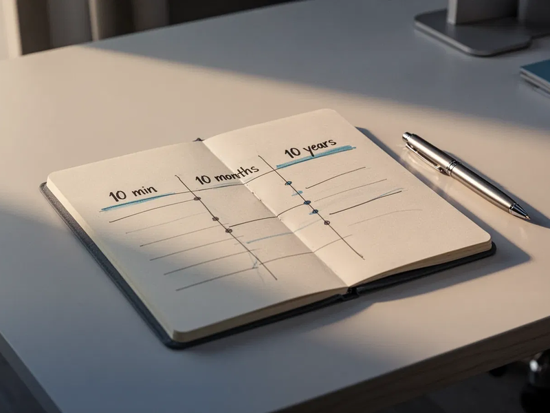 10-10-10-Methode: Einfache Entscheidungshilfe erlebt Comeback - Foto: über boerse-global.de