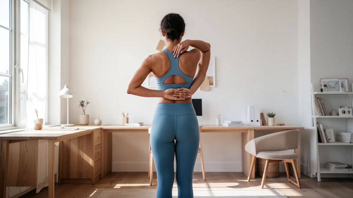 Tele-Gym: Stehende Gymnastik stärkt den Rücken - Foto: über boerse-global.de