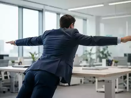 'Schwimmer'-Übung bekämpft den Büro-Rundrücken - Foto: über boerse-global.de