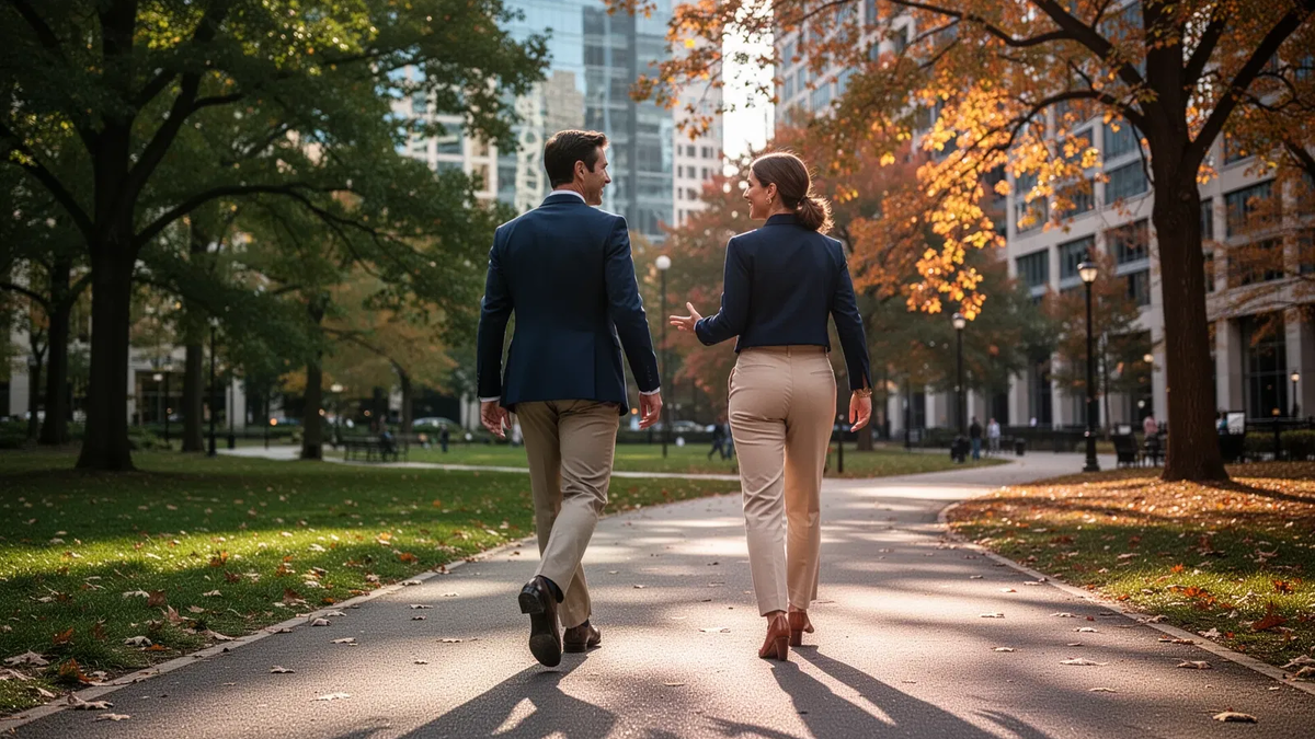 Geh-Meetings: Wie Spaziergänge die Arbeitswelt verändern - Foto: über boerse-global.de