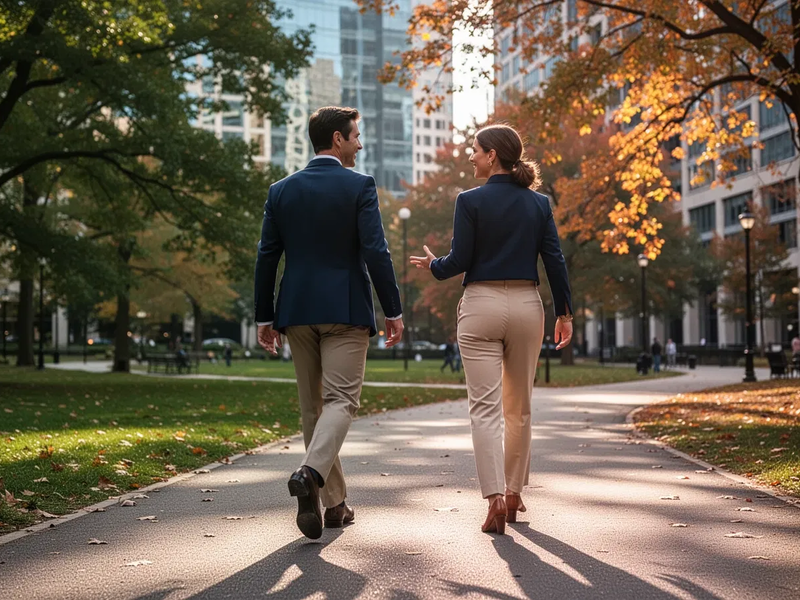 Geh-Meetings: Wie Spaziergänge die Arbeitswelt verändern - Foto: über boerse-global.de