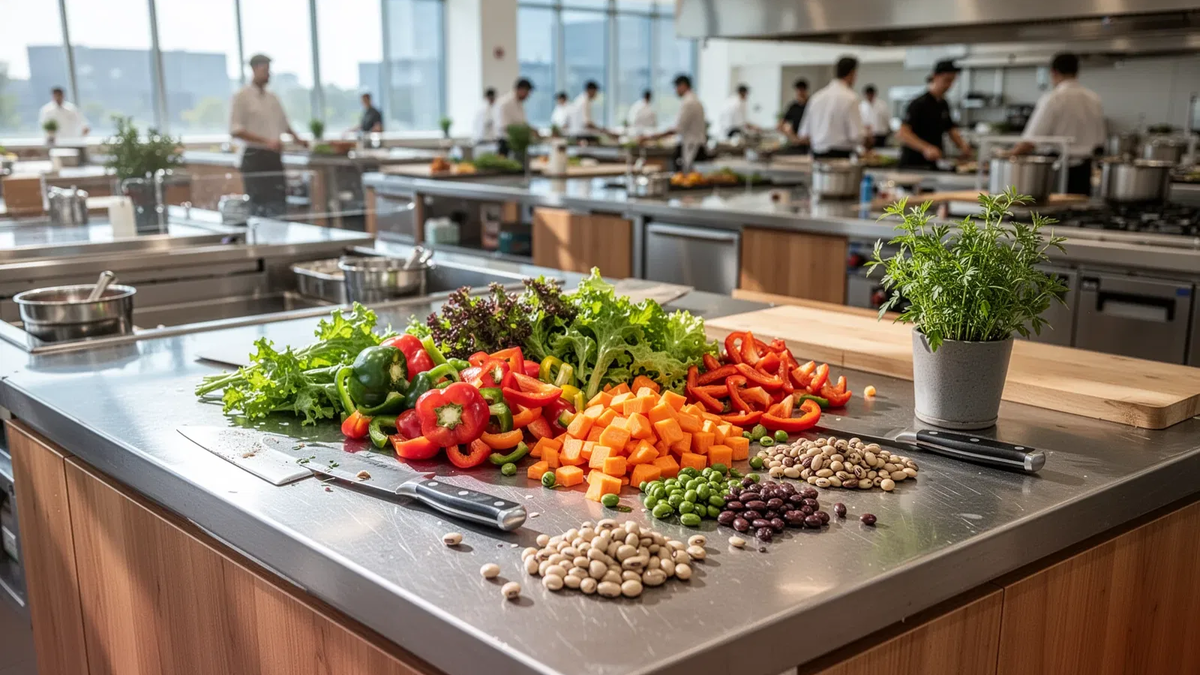 Deutsche Kantinen setzen auf Bio, Pflanzenkost und Abfallvermeidung - Foto: über boerse-global.de