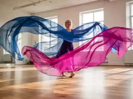 Tanztücher-Gymnastik: Sanftes Training für Körper und Geist - Foto: über boerse-global.de