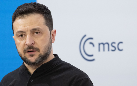 Der ukrainische Präsident Selenskyj wird wieder in München erwartet. - Foto: Boris Roessler/dpa