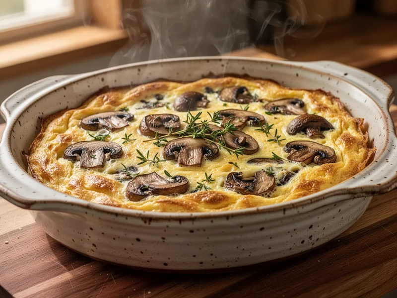 Ofen-Omelette: Der schnelle Familien-Hit mit Champignons - Foto: über boerse-global.de