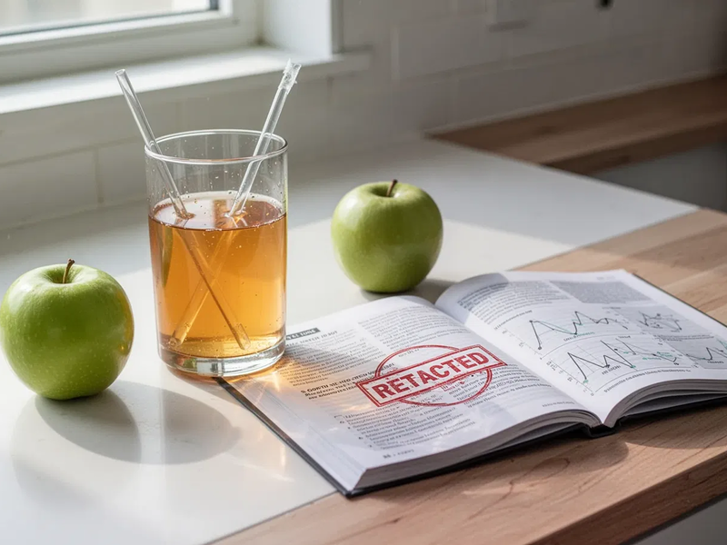 Apfelessig: Nach Studien-Rückzug bleibt nur moderater Nutzen - Foto: über boerse-global.de