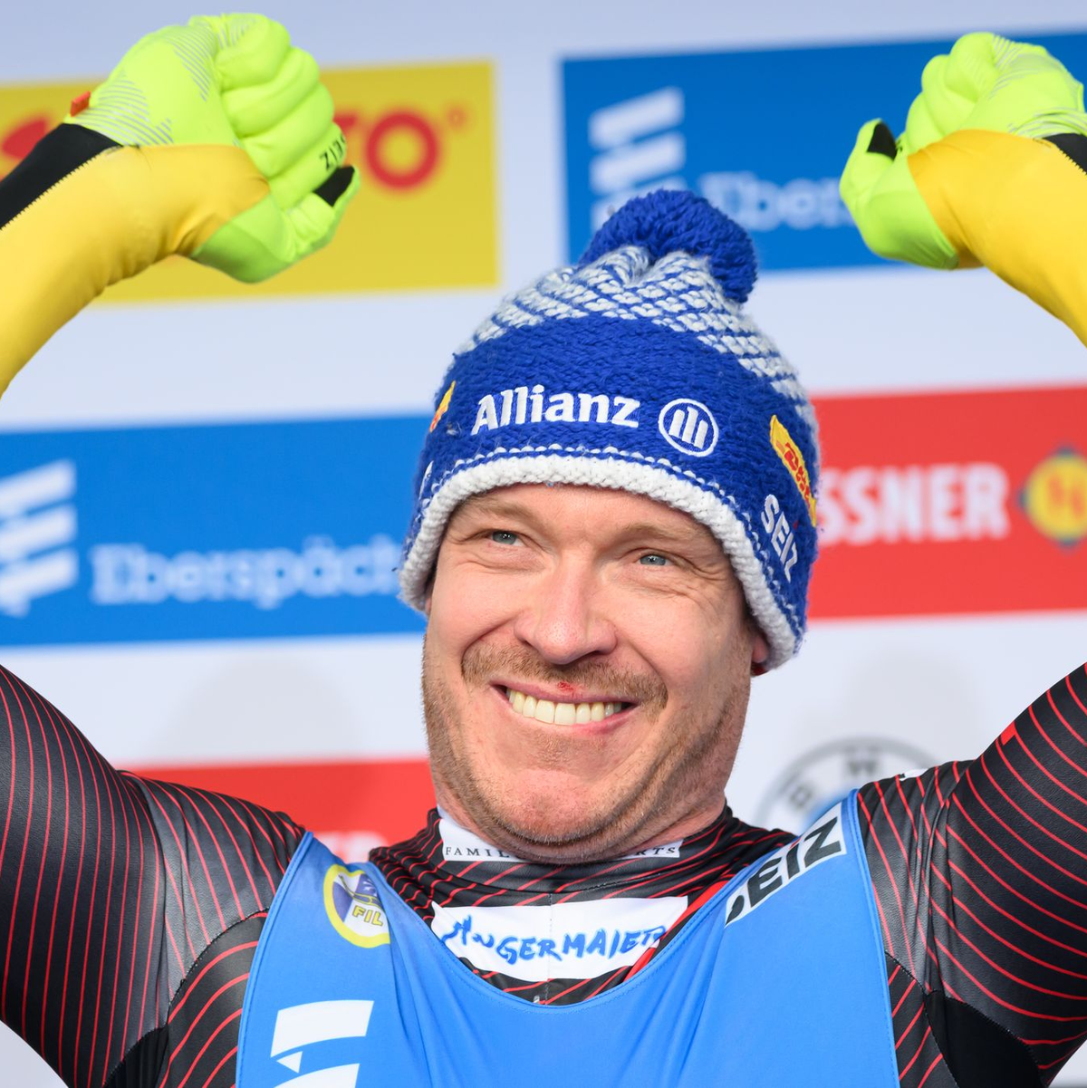 Dreimal jubelte Felix Loch schon über Olympia-Gold. - Foto: Robert Michael/dpa