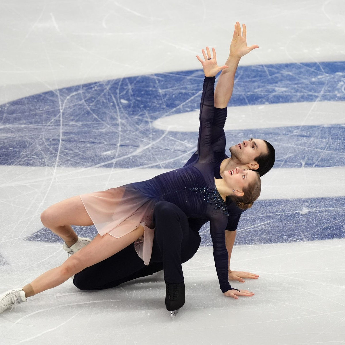 Minerva Hase und Nikita Volodin zeigten zuletzt wacklige Leistungen. - Foto: Mike Egerton/PA Wire/dpa