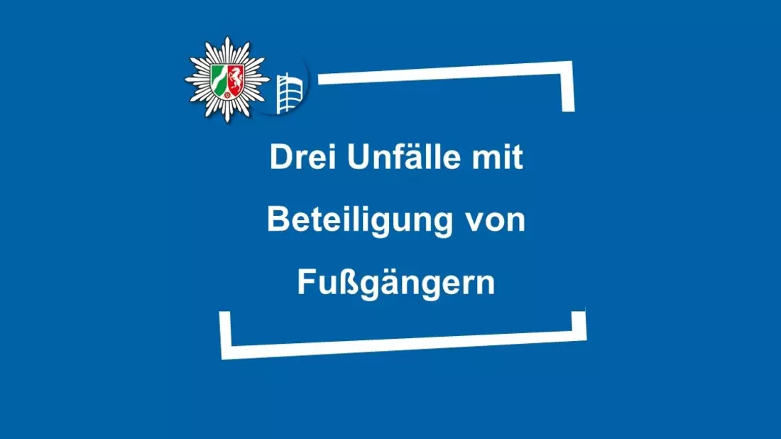 POL-OB: Drei Unfälle mit Beteiligung von Fußgängern - Bild: presseportal.de