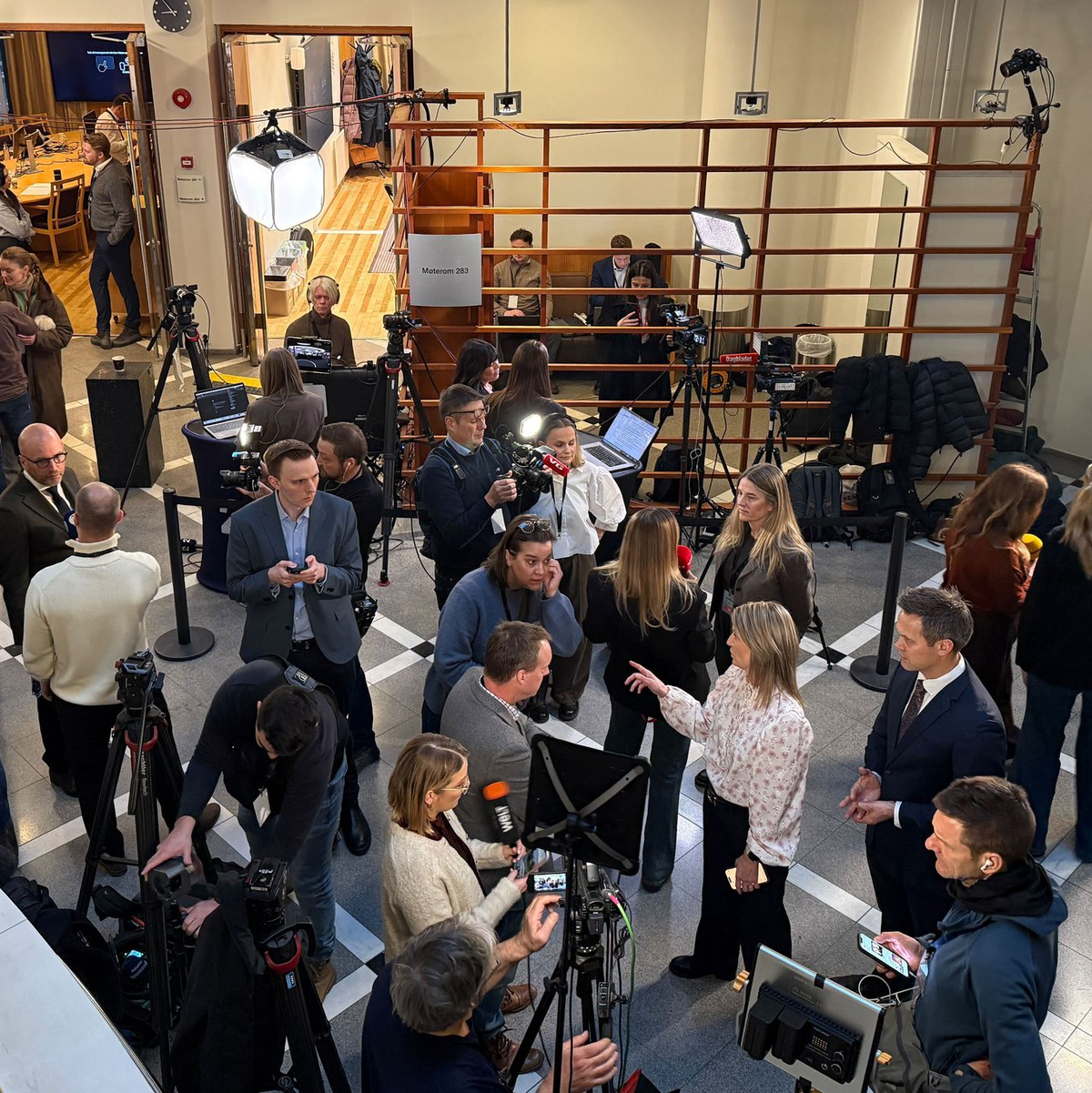 Rund 200 Journalisten sind für den Prozess gegen den Sohn der norwegischen Kronprinzessin akkreditiert.  - Foto: Julia Wäschenbach/dpa