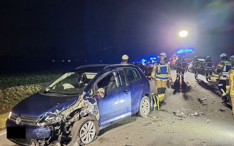 FW-Greven: Bei einem Verkehrsunfall zwischen zwei PKW wurde eine Person schwer verletzt. - Foto: presseportal.de