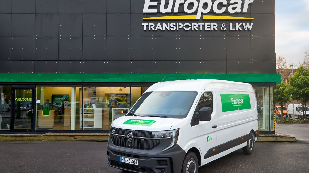 Elektrisch liefern, flexibel mieten: Europcar hat ab sofort Elektrotransporter im Angebot - Foto: presseportal.de
