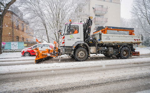 Der Winterdienst war in Rheinland-Pfalz im Dauereinsatz - Foto: Andreas Arnold/dpa