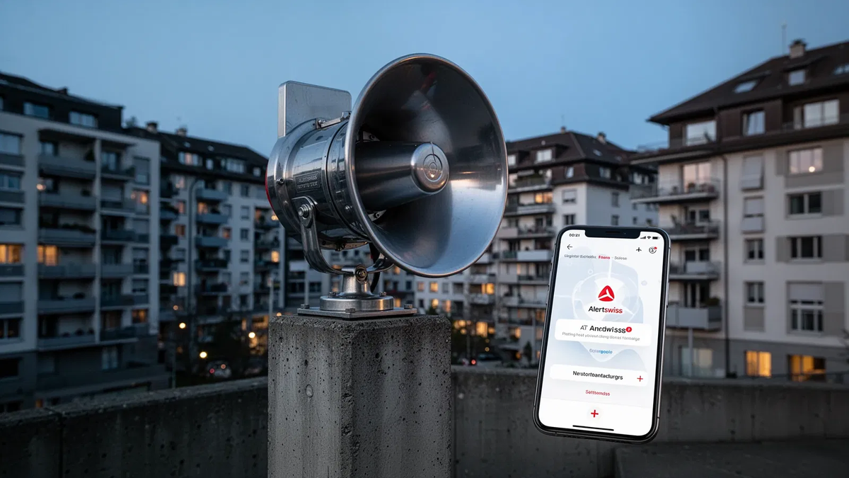 Schweiz testet hybrides Alarmnetz: Sirenen und App im Einsatz - Foto: über boerse-global.de