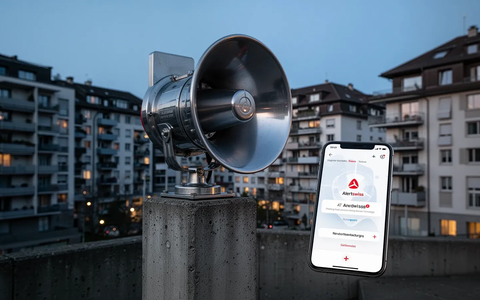 Schweiz testet hybrides Alarmnetz: Sirenen und App im Einsatz - Foto: über boerse-global.de