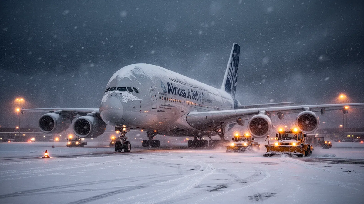 Flughafen Frankfurt stellt Betrieb nach Wintereinbruch ein - Foto: über boerse-global.de
