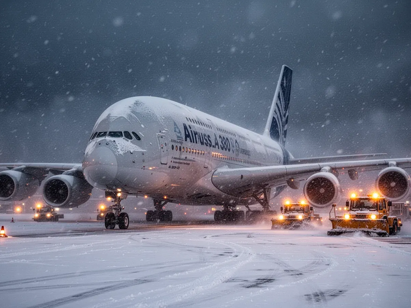 Flughafen Frankfurt stellt Betrieb nach Wintereinbruch ein - Foto: über boerse-global.de