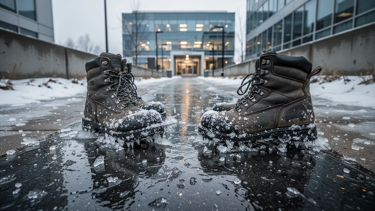 Eisige Gefahr: Glatteis fordert Arbeitgeber heraus - Foto: über boerse-global.de