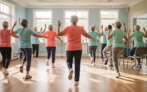 Aerobic-Gymnastik hält Senioren körperlich und geistig fit - Foto: über boerse-global.de