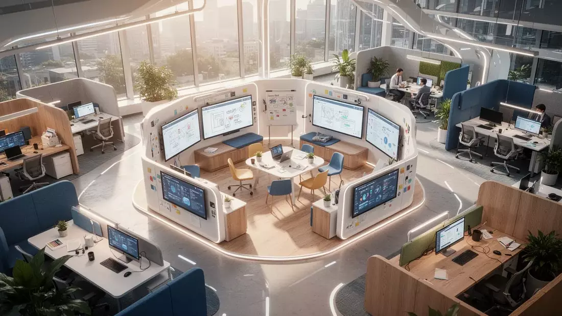 Hybride Arbeit 2026: Vom Experiment zur strategischen Kernaufgabe - Bild: über boerse-global.de