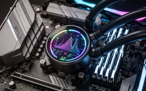 Levelplay Combat Liquid HUD: CPU-Kühler mit eingebautem Display - Foto: über boerse-global.de