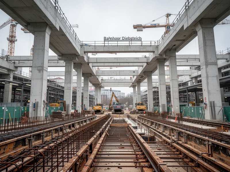 Bahnhof Altona: Bundestag stellt Milliardenprojekt erneut an den Prüfstand - Foto: über boerse-global.de