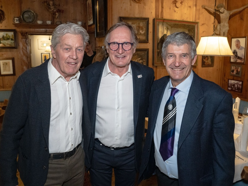 Skikaiser Franz Klammer feiert mit Sportlegenden 50 Jahre Olympiasieg´76 - Foto: presseportal.de