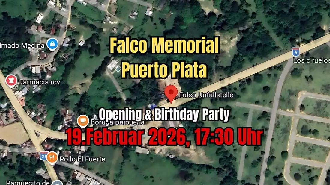 Falco Memorial – Puerto Plata - Bild: presseportal.de