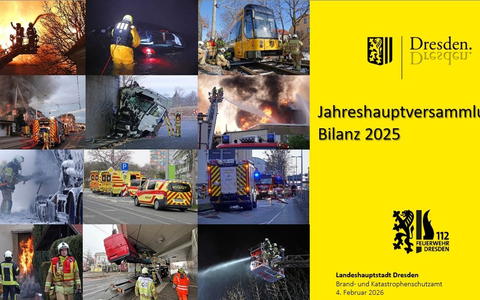 FW Dresden: Jahresbilanz 2025 der Feuerwehr Dresden - Foto: presseportal.de