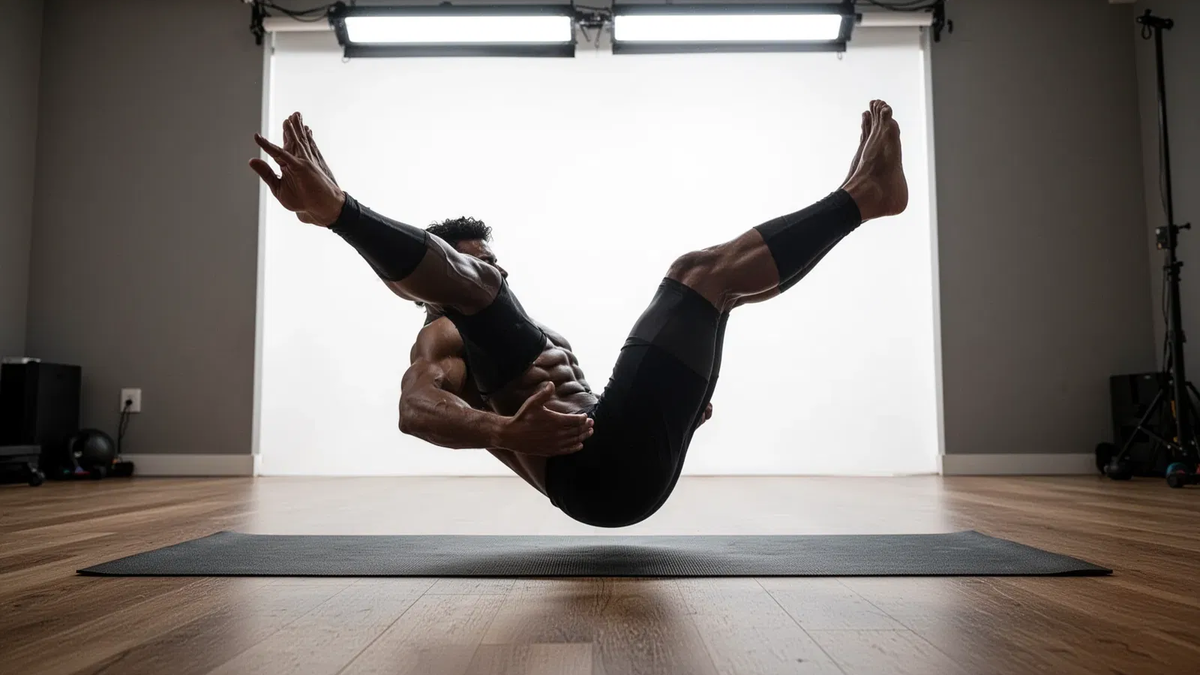 V Sit-Ups: Die anspruchsvolle Core-Herausforderung - Foto: über boerse-global.de