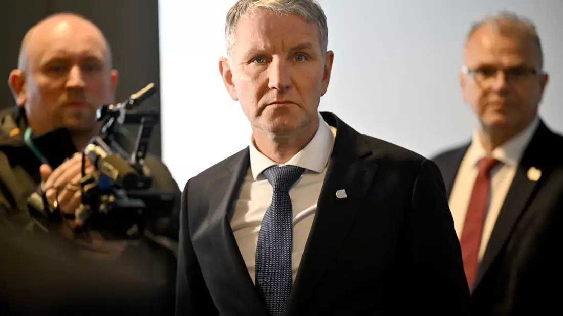 Thüringens AfD-Fraktionschef Björn Höcke. - Bild: Martin Schutt/dpa
