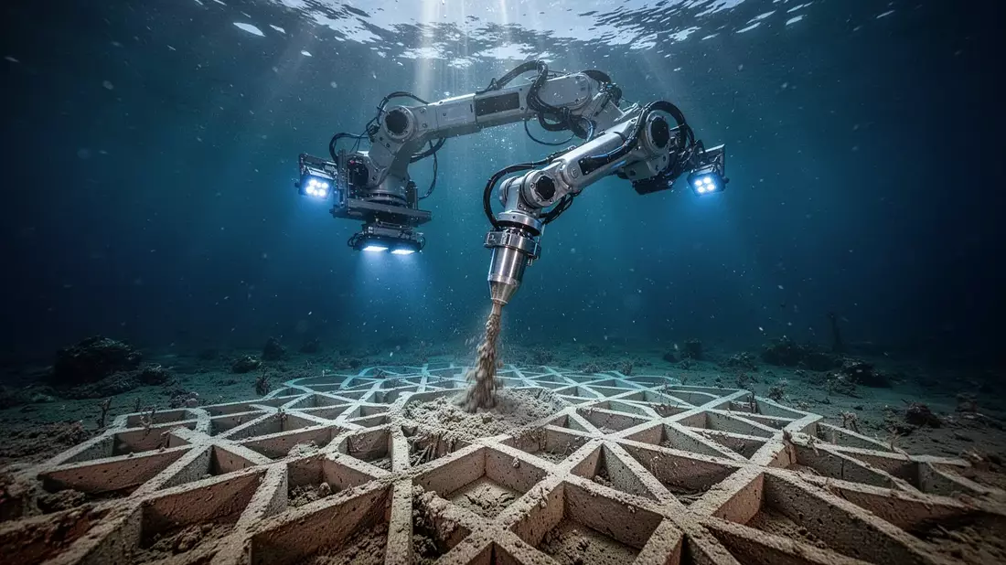 DARPA-Projekt: Roboter drucken Unterwasser-Bauwerke vor Ort - Bild: über boerse-global.de