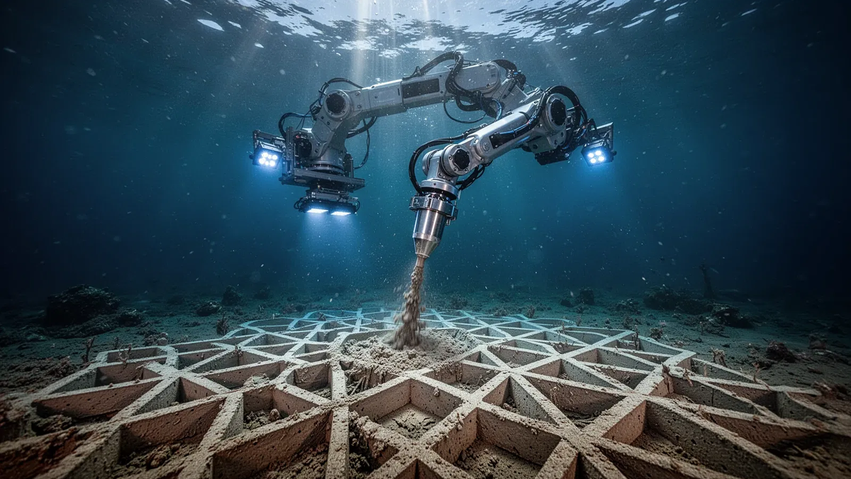 DARPA-Projekt: Roboter drucken Unterwasser-Bauwerke vor Ort - Foto: über boerse-global.de
