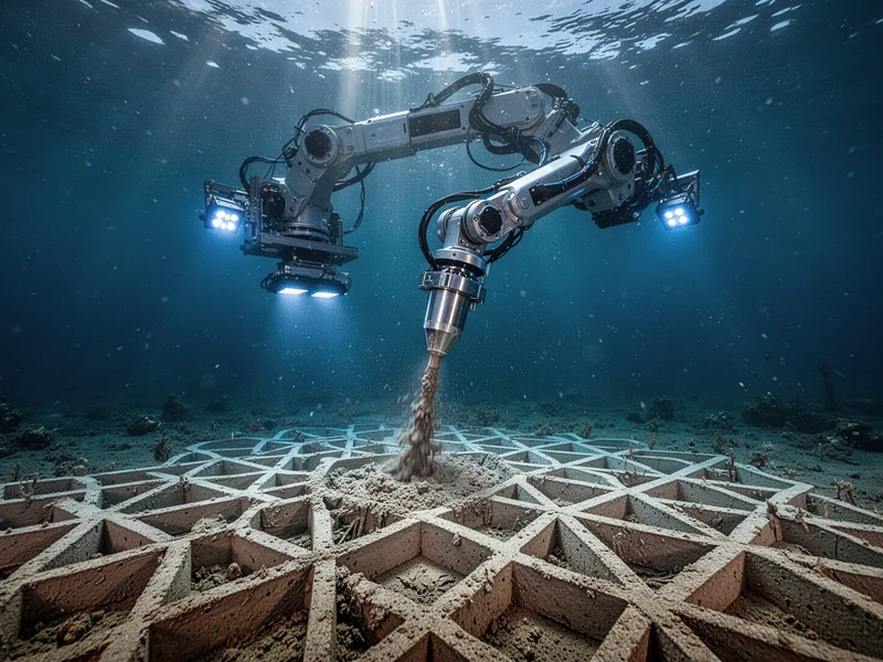DARPA-Projekt: Roboter drucken Unterwasser-Bauwerke vor Ort - Foto: über boerse-global.de