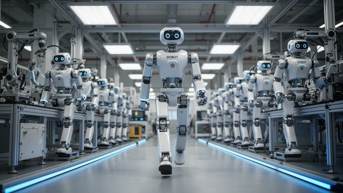 DOBOT ATOM: Humanoider Roboter geht in Serienproduktion - Foto: über boerse-global.de