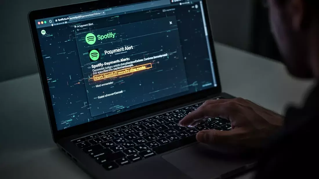 Spotify warnt vor neuer Phishing-Welle mit gefälschten Zahlungsmahnungen - Bild: über boerse-global.de