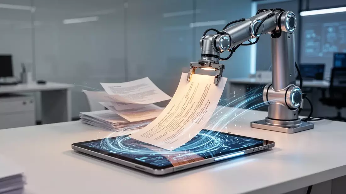 KI und Agentic AI revolutionieren das Input-Management Illustration mit AI erstellt übermittelt durch boerse-global.de