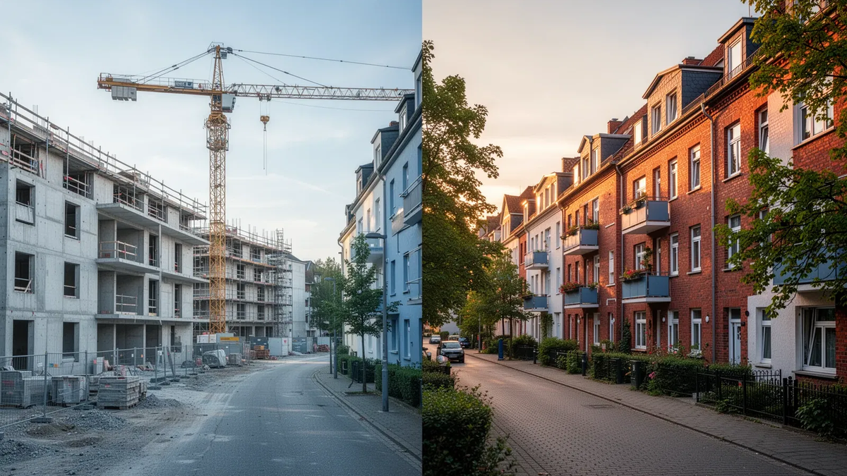Immobilienmarkt: Neubau kollabiert, Bestand erlebt Boom - Foto: über boerse-global.de