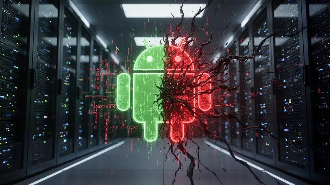 Hugging Face: KI-Plattform verteilt Schadsoftware an Android-Nutzer Illustration mit AI erstellt übermittelt durch boerse-global.de