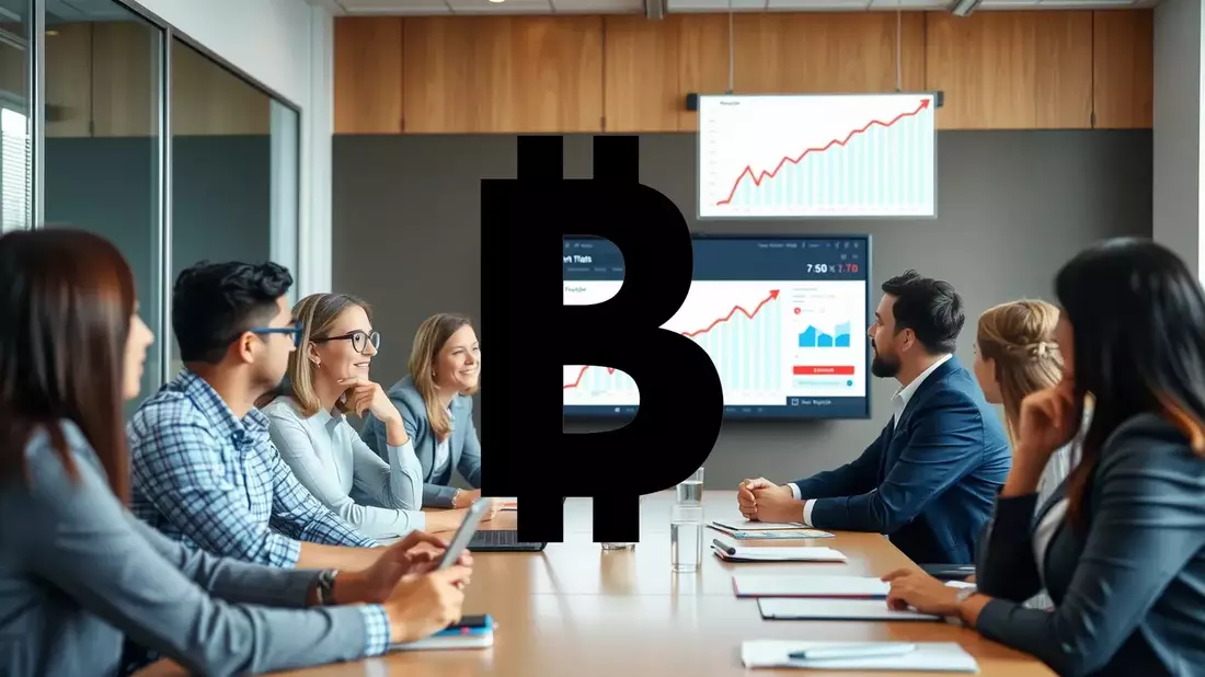 Corporate Bitcoin Titans: A Strategic Duel Between East and West Illustration mit AI erstellt übermittelt durch boerse-global.de