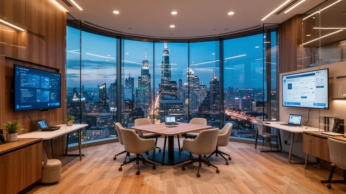 Büro der Zukunft: KI und Kollaboration statt Geisterhäuser - Foto: über boerse-global.de