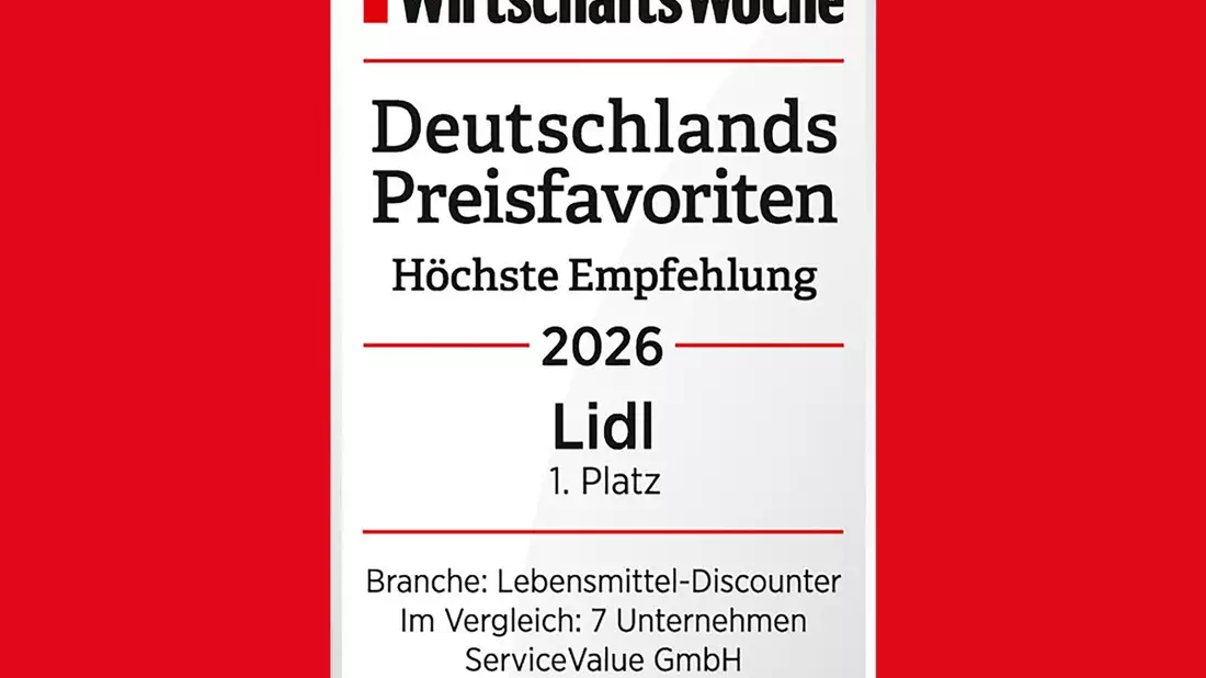 Lidl baut Spitzenposition als Deutschlands Preisfavorit weiter aus - Bild: presseportal.de