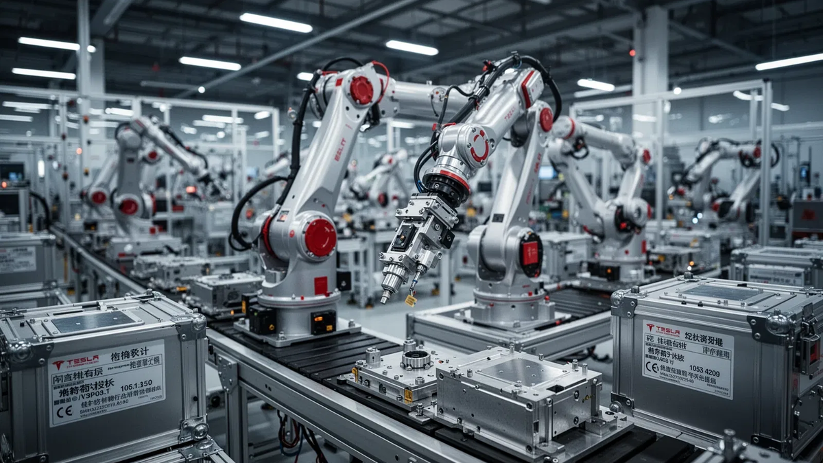 Tesla setzt bei Roboter-Produktion auf China - Foto: über boerse-global.de