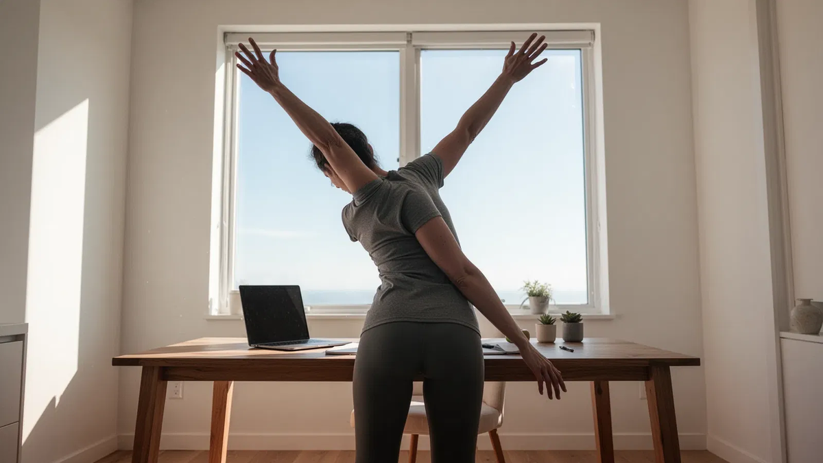 'Äpfel pflücken' löst Nackenverspannungen - Foto: über boerse-global.de