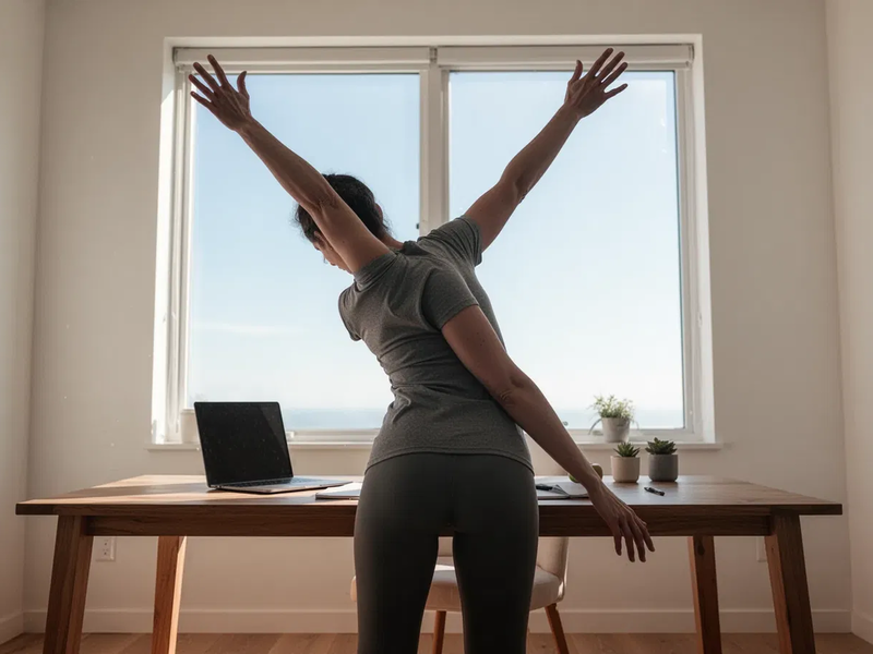 'Äpfel pflücken' löst Nackenverspannungen - Foto: über boerse-global.de