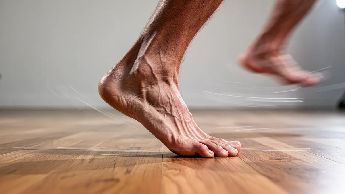 Fersen-Ballen-Wechsel: Einfache Übung stärkt Sprunggelenke - Foto: über boerse-global.de