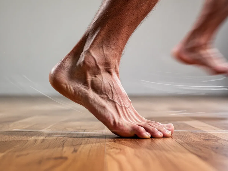 Fersen-Ballen-Wechsel: Einfache Übung stärkt Sprunggelenke - Foto: über boerse-global.de